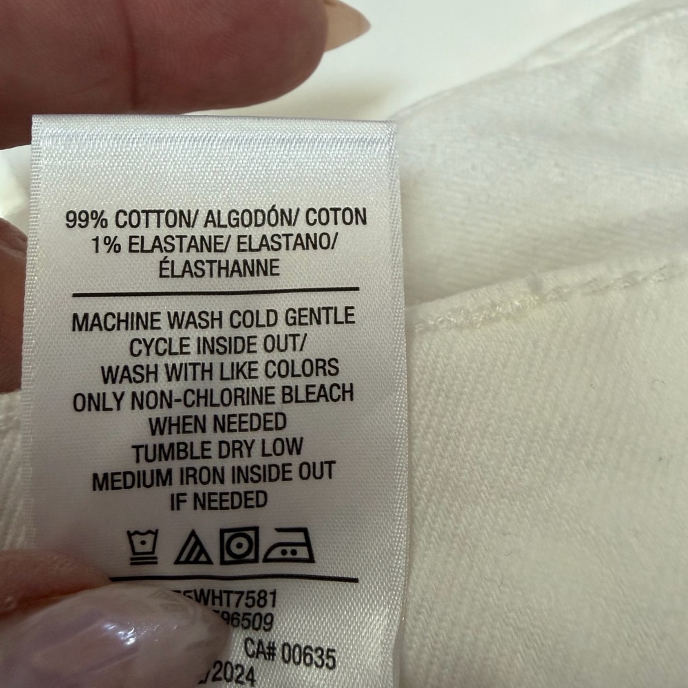 #421 Gorgeous Hudson Denim Reconstructed White Pocket Detail. NWOT - Picture 15 of 15